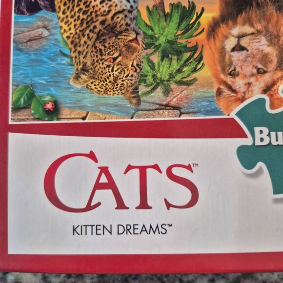 Buffalo Games Kitten Dreams 750 pc Jigsaw Puzzle, USED, tape on box - Picture 6 of 11